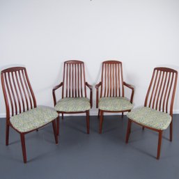 Danish Modern Rosewood Chair  Set : 2 Arms 2 Sides