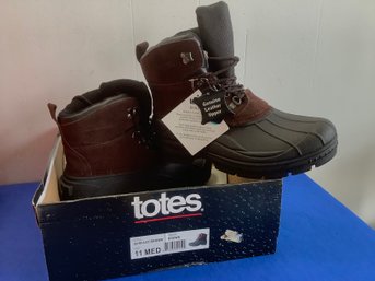 Totes Surface Brown Size 11 Med Boots