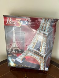 New In Box 3-D Puzzle Kit Eiffel Tower