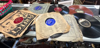 20 Vintage, 78 R.P.M Records By Victor, Columbia, Brunswick, Okeh, Vocalion, Victrola Records. RD-c2