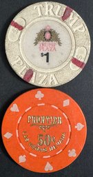 2 Vintage Casino Chips