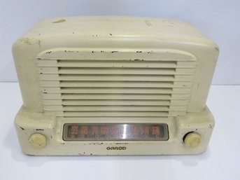 Vintage Rare Garod Model 6BU-1 Tube Radio Art Deco For Parts Or Repair