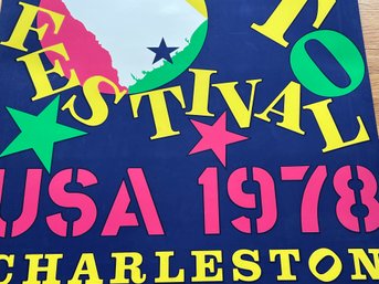 Robert Indiana Original Printed Poster - Spoleto Festival USA 1978 Charleston, SC