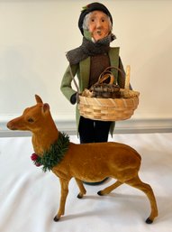 The Carolers - Man Selling Baskets And Deer