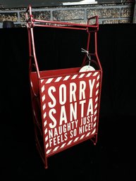 Sorry Santa Wine Rack