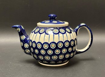 Collectible Polish Pottery Tea Pot