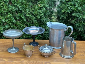 Pewter, Silver Plate Forged Aluminum  & More
