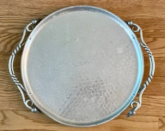 Vintage B. W. Buenilum Hand Crafted Aluminum Tray