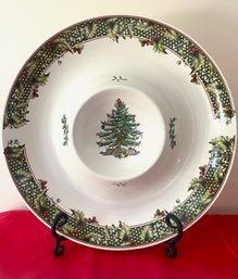 Spode Chip And Dip Dish