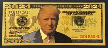 Trump Gold Colored Bill