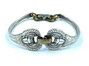 Intriguing Silverware Cuff Bracelet