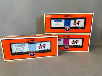 NIB Lionel Trains: Monopoly Boxcar 3 Pack, 6-39328