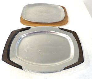 2 Nordic Steak Fajita Platters Trays