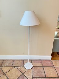 White Metal Floor Lamp