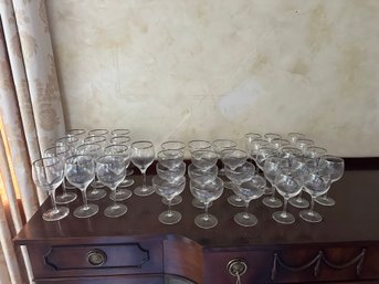 Stunning Lenox Silver Rim Glass Lot!!!