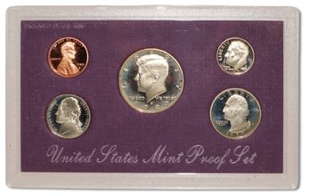 1989 United States Mint Proof Set & Original Government Packaging