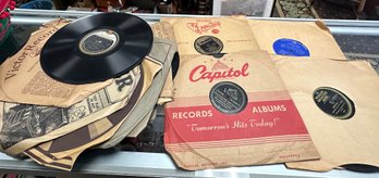 20 Vtg 78 R.P.M Records By Victor, Columbia, Brunswick, Worlds Greatest Music, VM, RCA Victrola Records. RD/C4