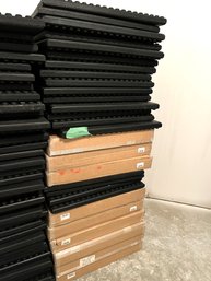 A Set Of 37 - 2' X 2' - Rogue Rubber Tile - 2 Of 2(right Side)