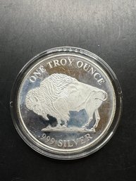 1 Troy Ounce .999 Fine Silver Round