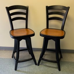 2 Nice Swivel Counter Stools (R)