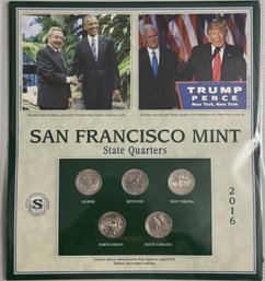 2016 San Francisco Mint State Quarters