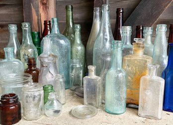 Vintage And Antique Glass Bottles