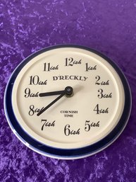 Dreckly Cornish Time Clock #37