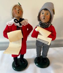 The Carolers - 2 Boys With Sheet Music