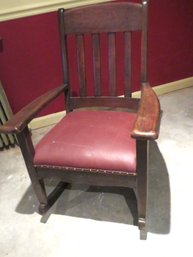 Vintage Mission Style Arts Crafts Rocking Chair