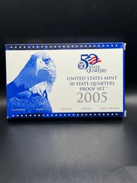 2005 United States 50 Statehood Quarter Proof Set