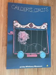 WHITNEY MUSEUM POSTER 'CALDERS CIRCUS'