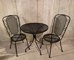 Wrought Iron Bistro Set