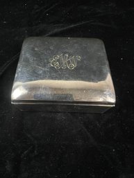 Poole Sterling Silver Cigarette Box