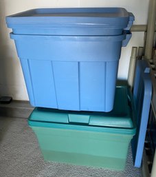 Four Storage Totes