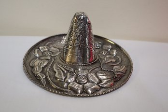 925 Sterling Silver Vintage Mexico Sombrero (105 Grams)