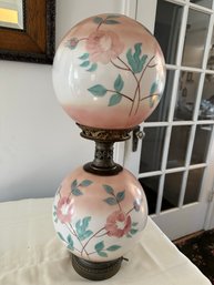 Hand Painted  Gone With The Wind Double Globe Lamp