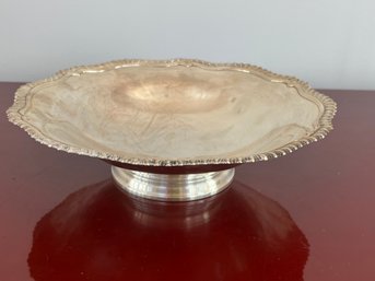 Sterling Silver Footed Bowl   Weighs 680g  11.75'D