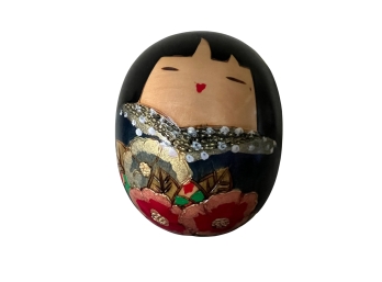 Cute Hand Decorated Japanese 'egg' Decor