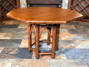 Spectacular $4,850 OLD HICKORY Dining Table / Poker Table - Like New Condition - Incredible Table - LIKE NEW !