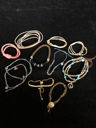 Colorful Beaded Bracelet Lot