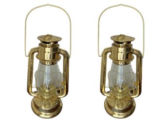 Pair Of V&O 'Pathfinder' Brass Lanterns