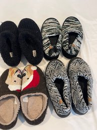 4 Pairs Of Hard Bottom Women's Slippers