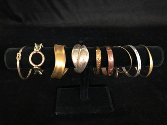 Metal Bangle Bracelet Lot
