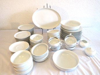 Schonwald Germany White Dinnerware Over 81 Pieces