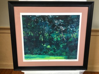 Beautiful MICHAEL MORRIS Signed / Numbered Print - Back Yard - 2/10 - Dated 2007 - Very Nice Large Print