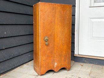 A Custom Vintage Oak Cabinet