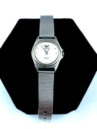 Vintage Giorgio Armani Silvertone Wristwatch