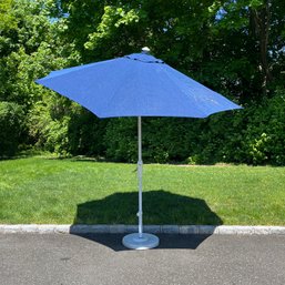 A Frontgate Pool Umbrella With Stand - 3 Of 3