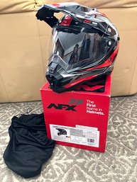 AFX Eiger ECE 22.05 FX-41DS Motorcycle Helmet Sz L With Bag And Box