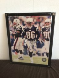 David Patten Signed #86 Patriots Photograph #476